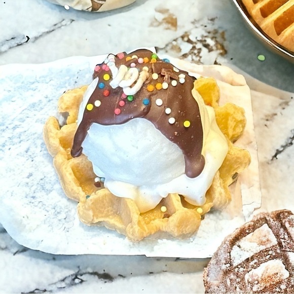 Other - ⚠️SALE Candle // Waffles And Ice Cream Soy Wax Candle SEND OFFERS🥳